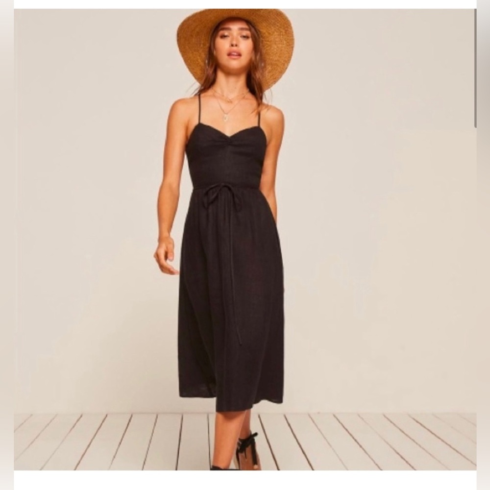 Reformation Pepper Linen Dress